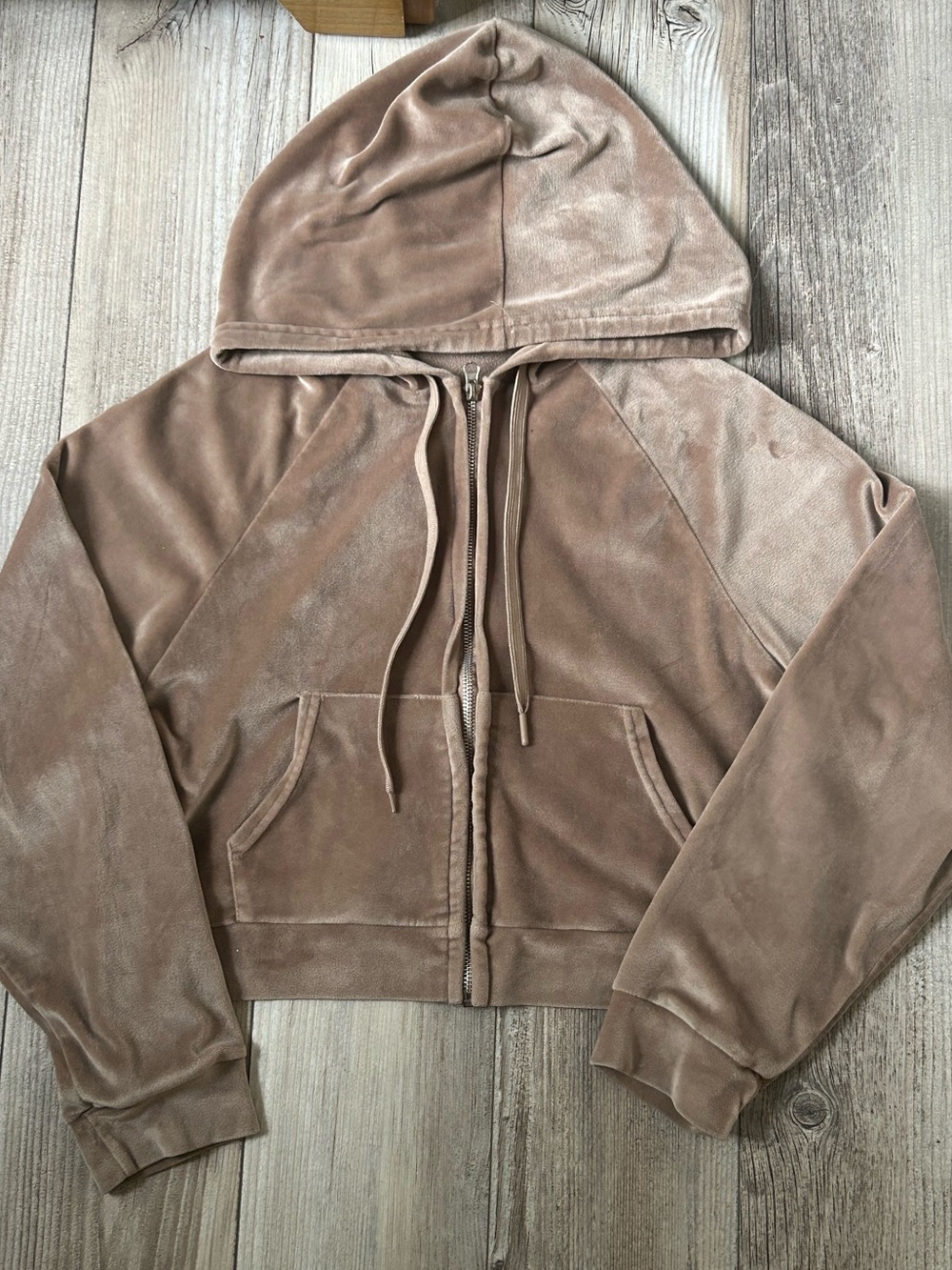 Velour Bluenotes Zip-Up Hoodie